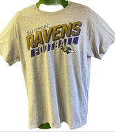 NFL Baltimore Ravens Grey Short Sleeve T-Shirt Men's Large NWT