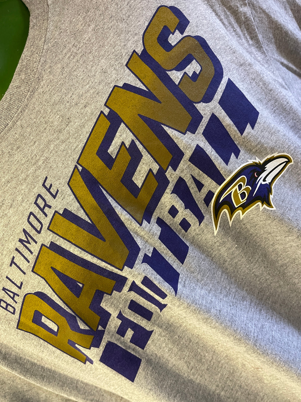 NFL Baltimore Ravens Grey Short Sleeve T-Shirt Men's Large NWT
