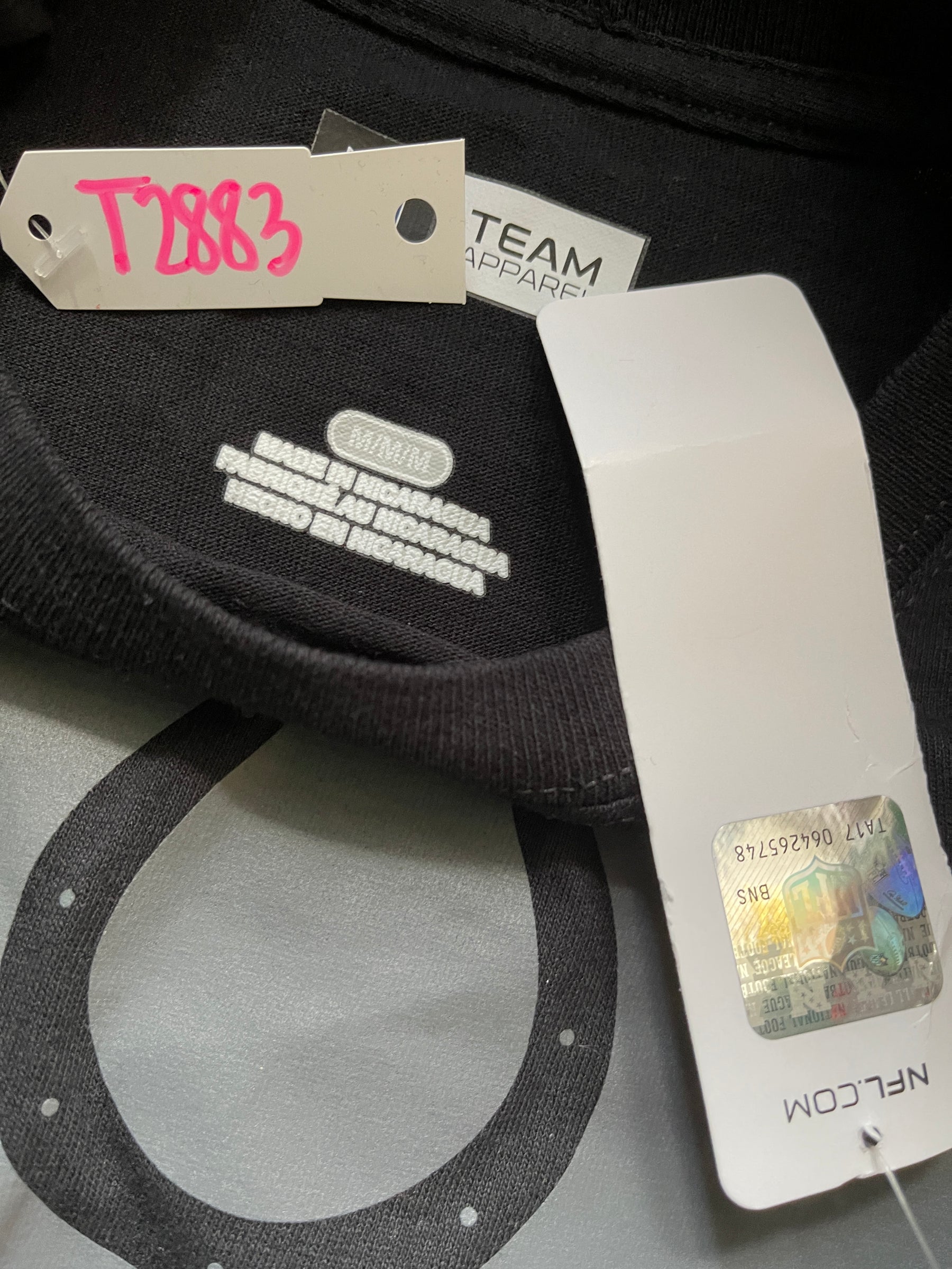 NFL Indianapolis Colts Black Short Sleeve T-Shirt Men's Medium NWT