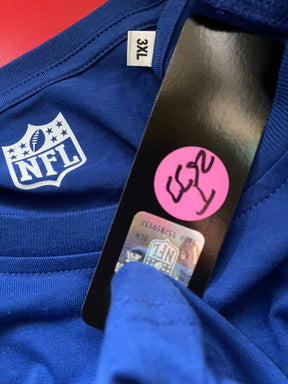 NFL New York Giants  Blue Large Logo T-Shirt Men's 3X-Large NWT