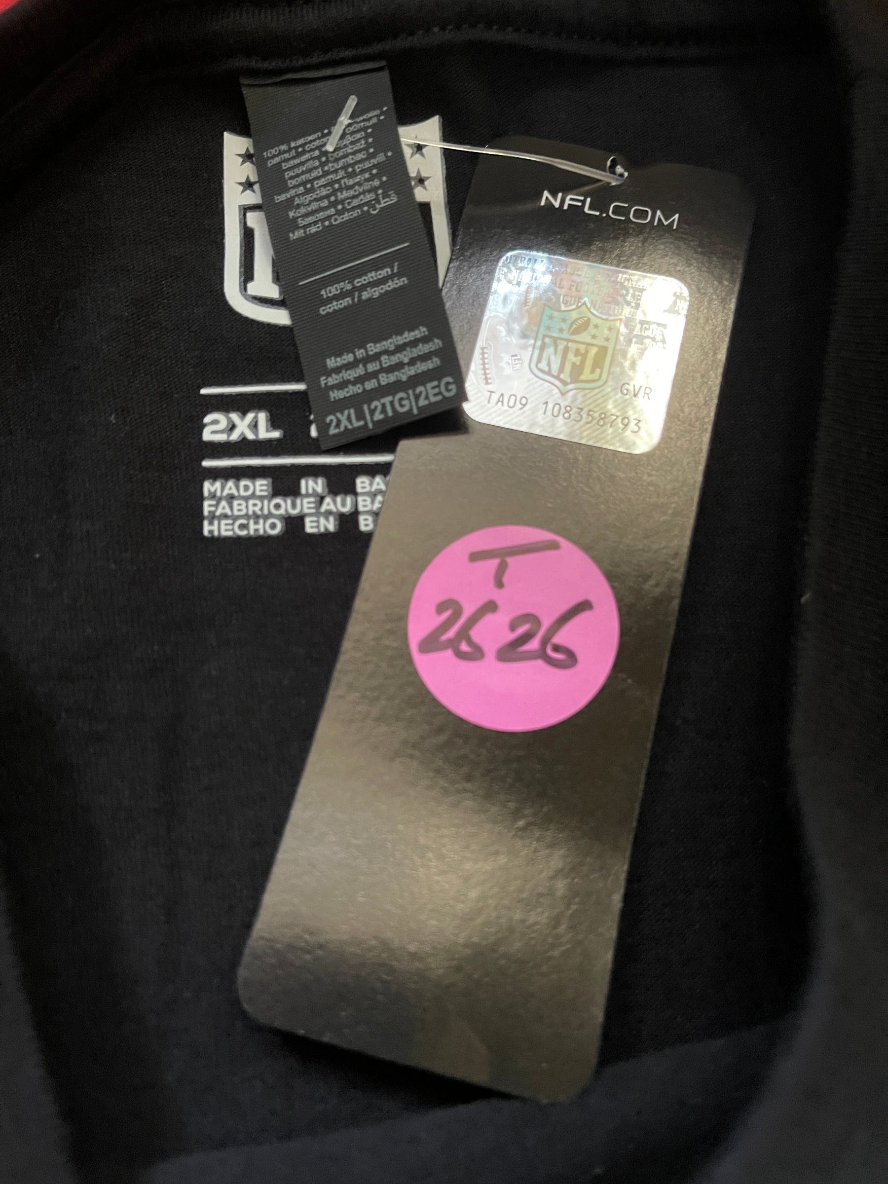 NFL Green Bay Packers New York Giants London Game T-Shirt Men's 2X-Large NWT