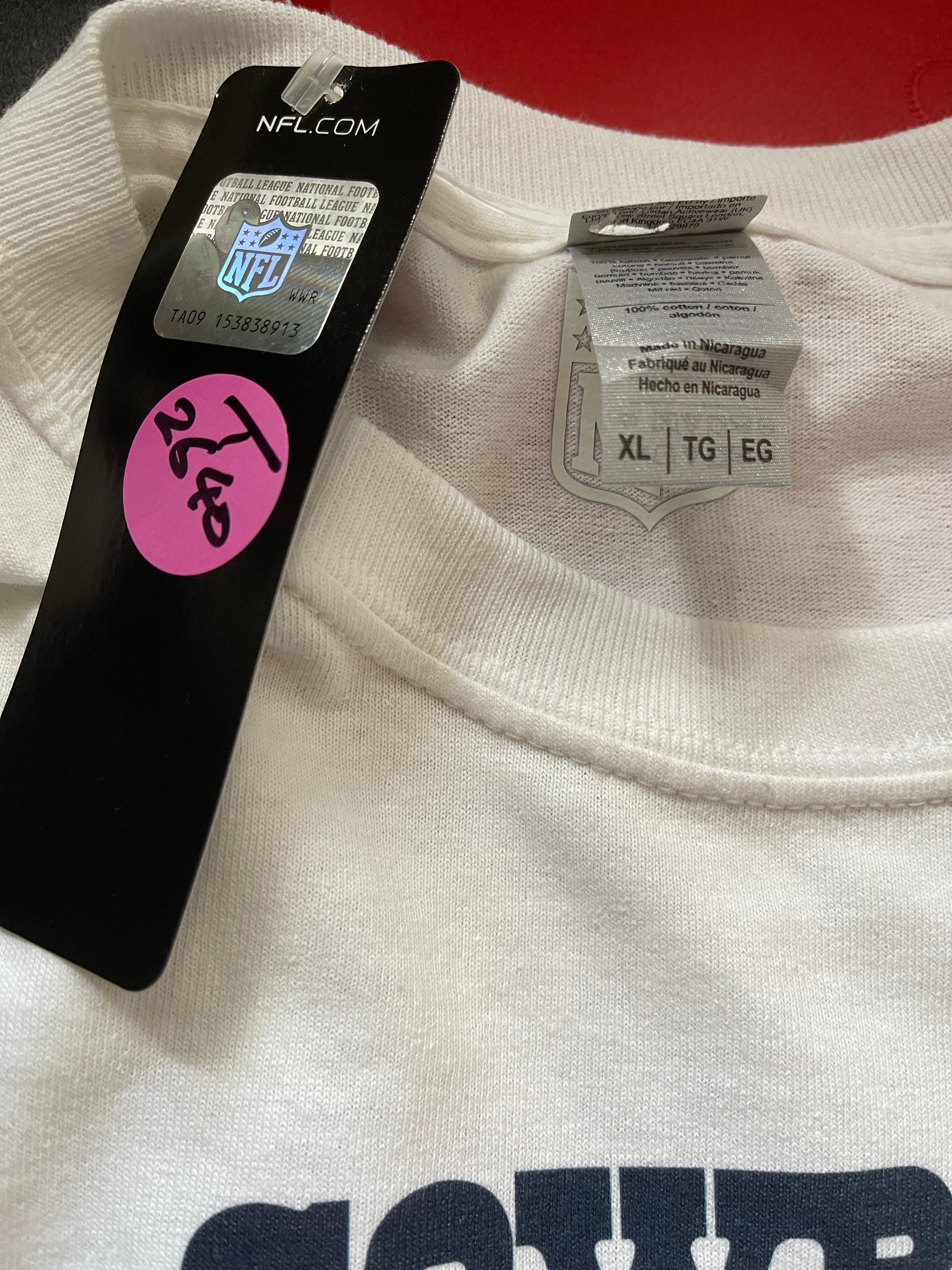 NFL Dallas Cowboys Dak Prescott #4 L/S T-Shirt 100% Cotton Men's X-Large NWT