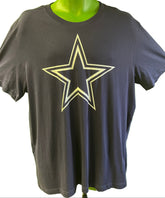 NFL Dallas Cowboys Dark Blue Large Logo T-Shirt Men's X-Large NWT