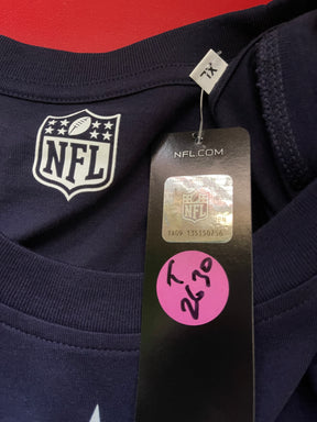 NFL Dallas Cowboys Dark Blue Large Logo T-Shirt Men's X-Large NWT