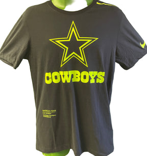 NFL Dallas Cowboys Dri-Fit Neon Print T-Shirt Men's Medium NWOT