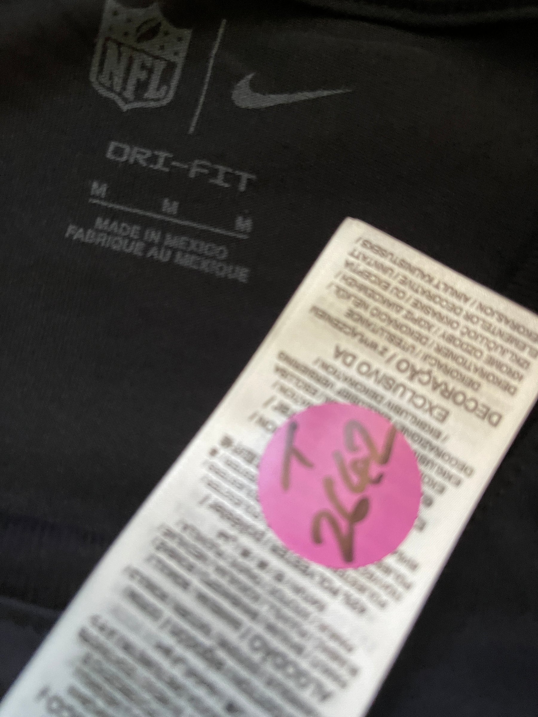 NFL Dallas Cowboys Dri-Fit Neon Print T-Shirt Men's Medium NWOT