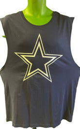 NFL Dallas Cowboys Dark Blue Tank Top/Vest Workout Men's X-Large NWT
