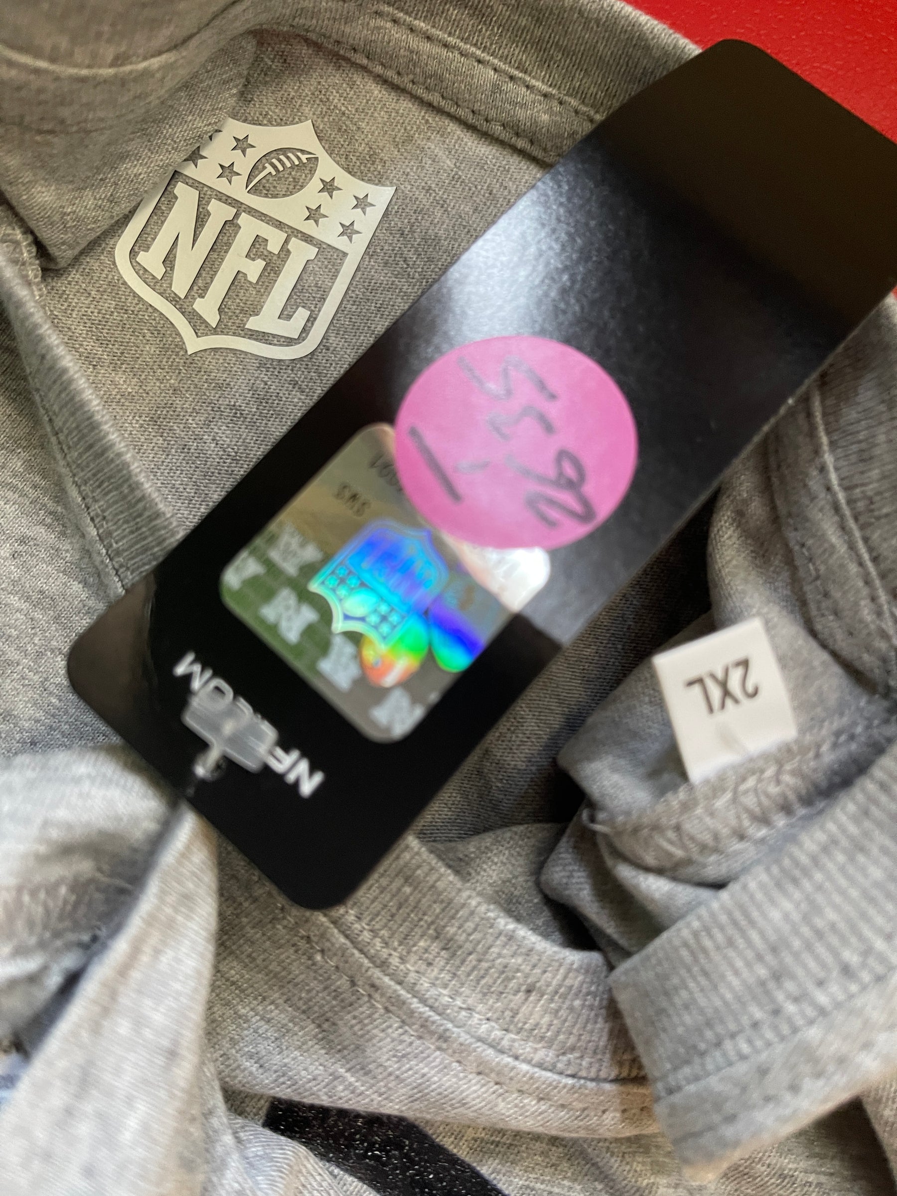 NFL New Orleans Saints Heathered Grey Tank Top/Vest Workout Men's 2X-Large NWT