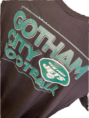 NFL New York Jets Black 100% Cotton Gotham City T-Shirt Men's X-Large NWT