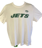 NFL New York Jets White 100% Cotton T-Shirt Men's Large NWT