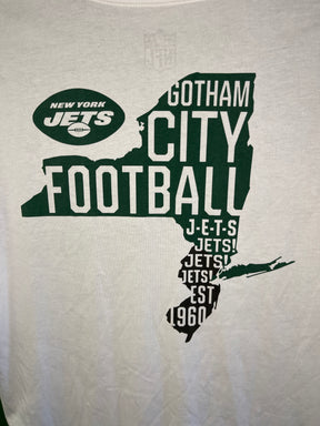NFL New York Jets White 100% Cotton T-Shirt Men's Large NWT