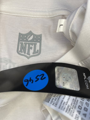 NFL New York Jets White 100% Cotton T-Shirt Men's Large NWT