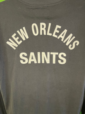 NFL New Orleans Saints Stitched Back L/S 100% Cotton T-Shirt Men's X-Large NWT