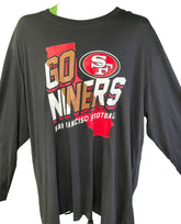 NFL San Francisco 49ers Go Niners State Pride L/S T-Shirt Men's 3X-Large NWT