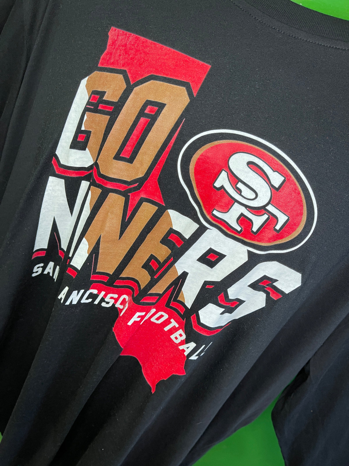 NFL San Francisco 49ers Go Niners State Pride L/S T-Shirt Men's 3X-Large NWT