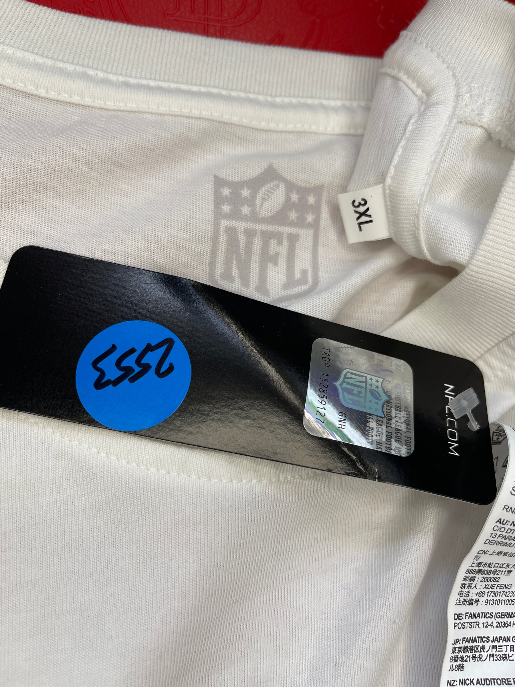 NFL Arizona Cardinals 100% Cotton T-Shirt Men's 3X-Large NWT