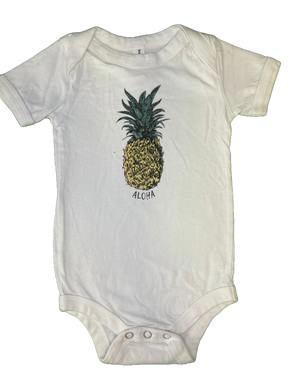 Aloha Pineapple Bodysuit/Vest Infant Baby 6-12 Months