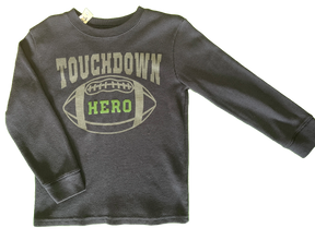 Amercan Football "Touchdown" Thermal L/S T-Shirt Youth X-Small 5