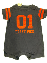 American Football "Draft Pick" Playsuit/Romper Infant Baby 3 Months