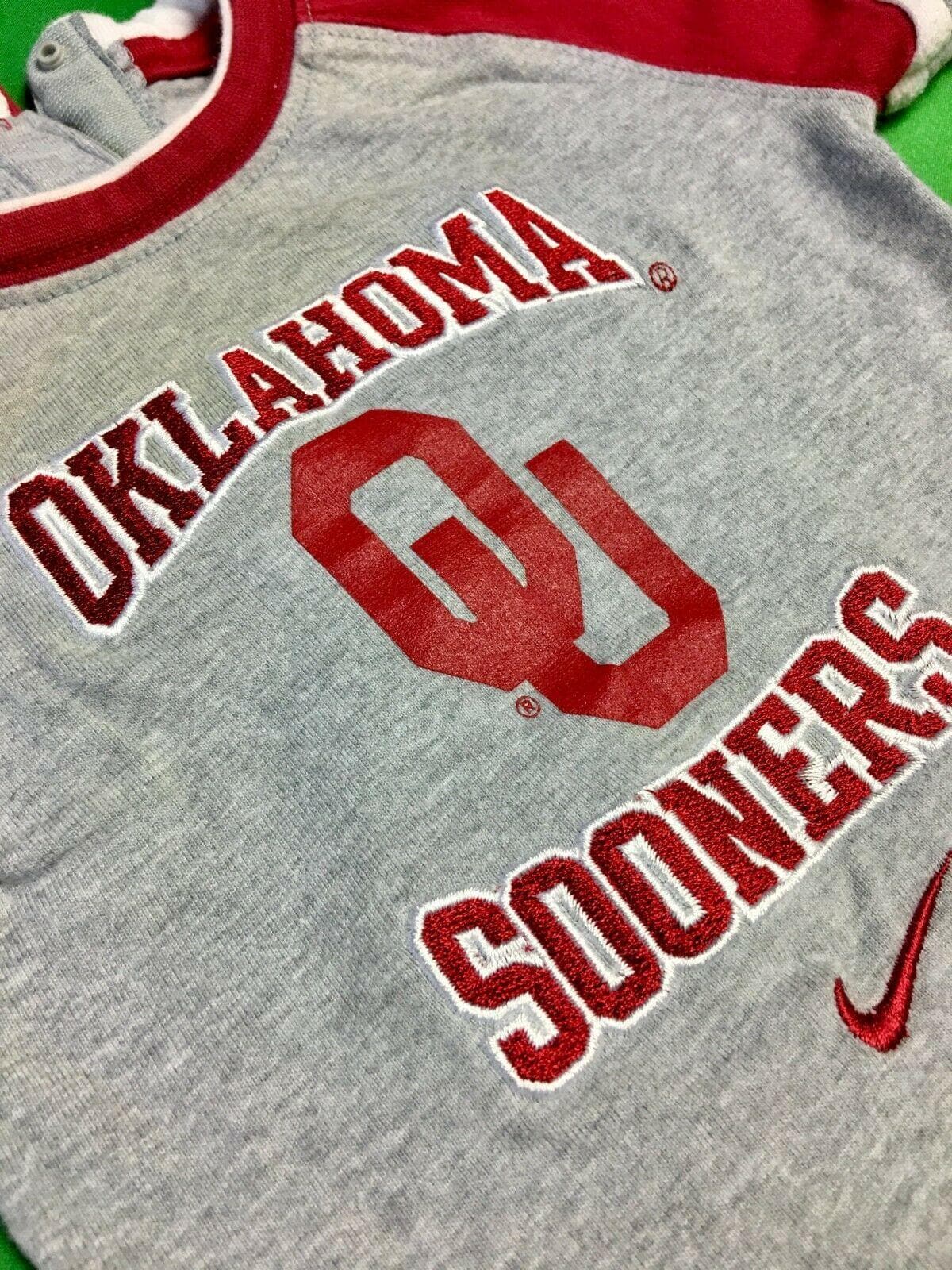 NCAA Oklahoma Sooners L/S Bodysuit/Vest 3-6 Months