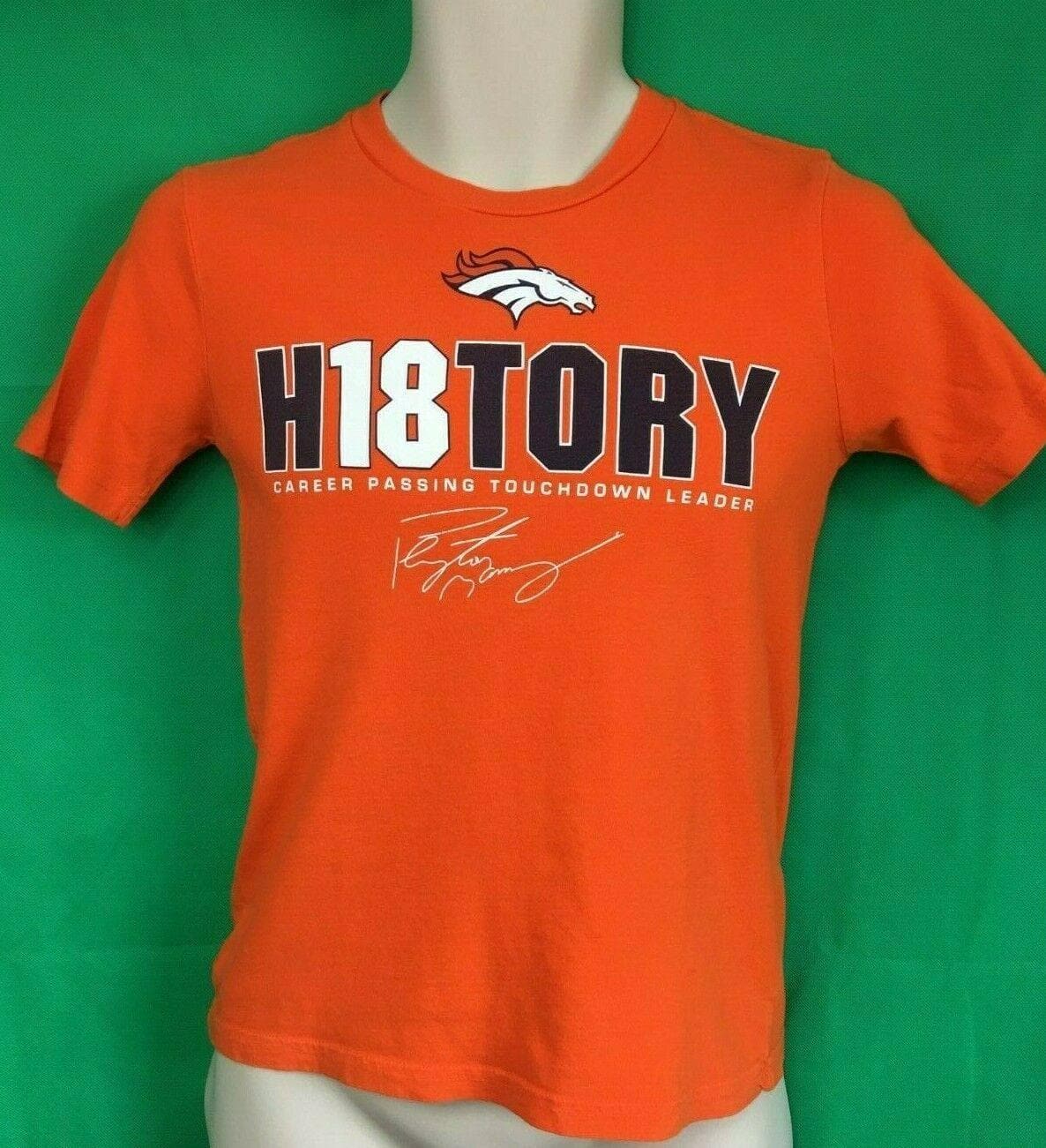 NFL Denver Broncos Peyton Manning T-Shirt Youth Medium 10-12