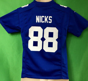 NFL New York Giants Hakeem Nicks #88 Game Jersey Youth Medium 10-12