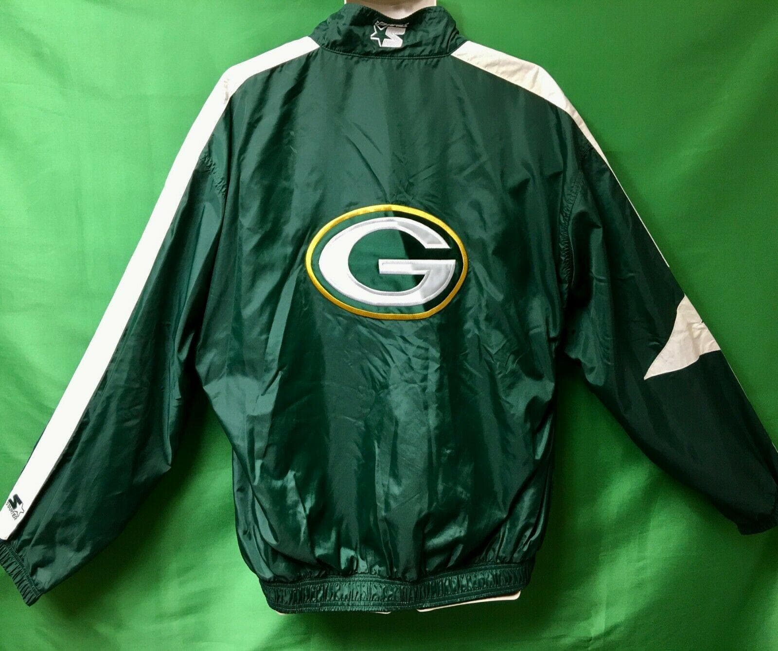 NFL Green Bay Packers Starter Vintage Windbreaker Jacket Men's X-Large