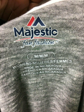 NFL Minnesota Vikings Majestic Heathered Grey T-Shirt Women's Medium NWT
