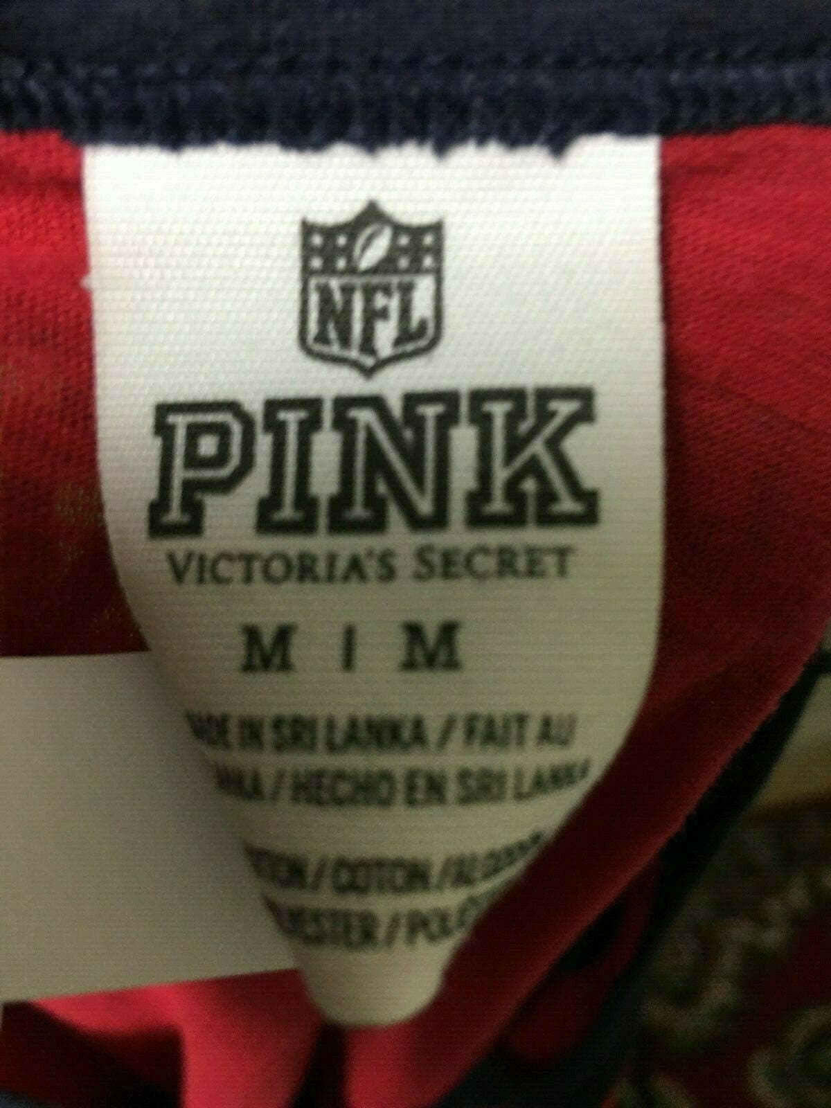 NFL Houston Texans Victoria's Secret PINK 3/4 Sleeve T-Shirt Women's Medium