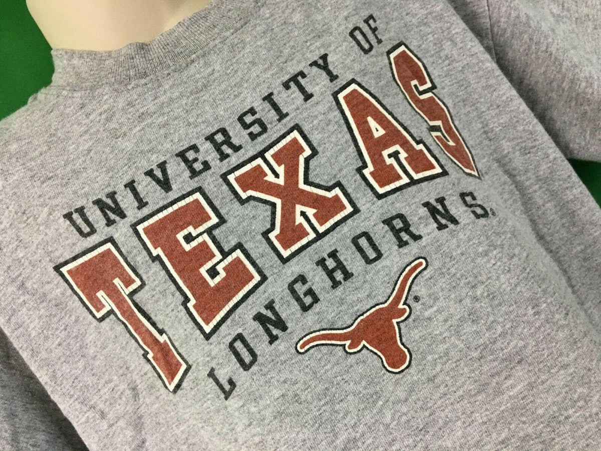 NCAA Texas Longhorns Heathered Grey T-Shirt Youth Small 6-8