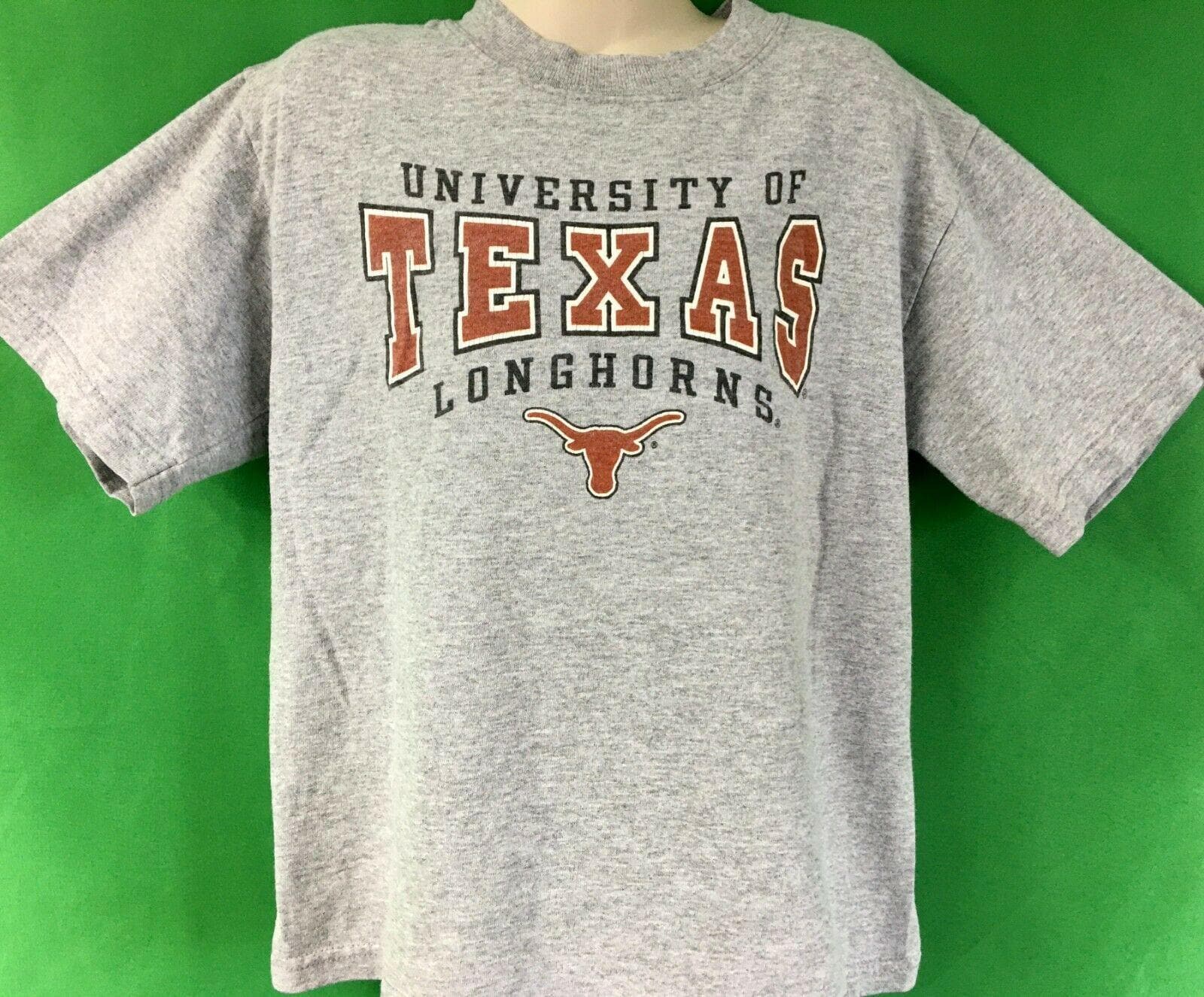NCAA Texas Longhorns Heathered Grey T-Shirt Youth Small 6-8