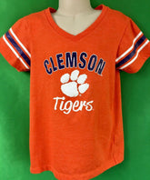NCAA Clemson Tigers Colosseum Glittery T-Shirt Girls' Medium 8-10