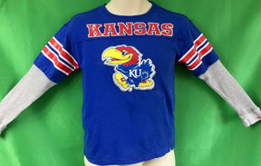 NCAA Kansas Jayhawks Layered L/S T-Shirt Youth Small 8