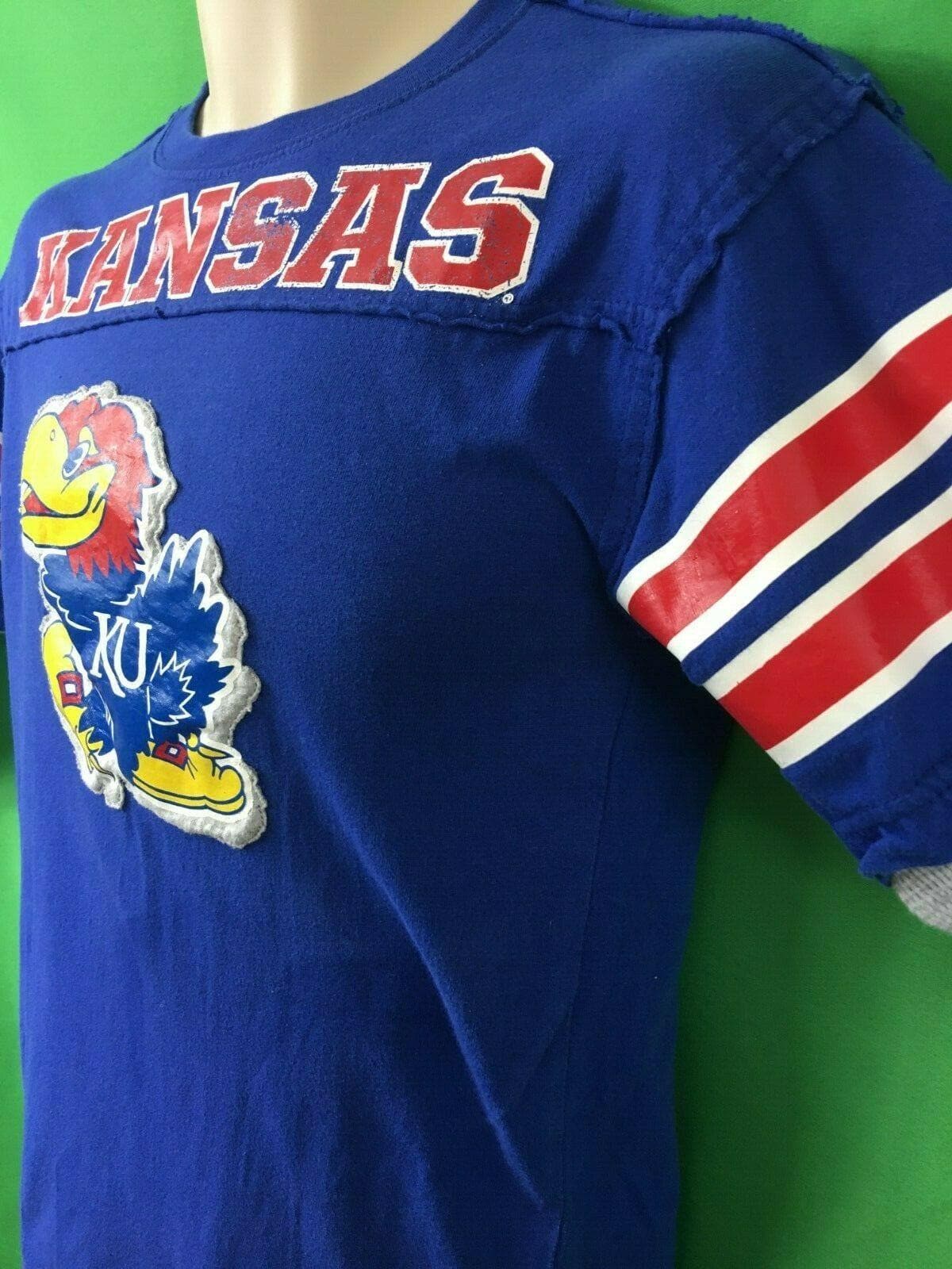 NCAA Kansas Jayhawks Layered L/S T-Shirt Youth Medium 10-12