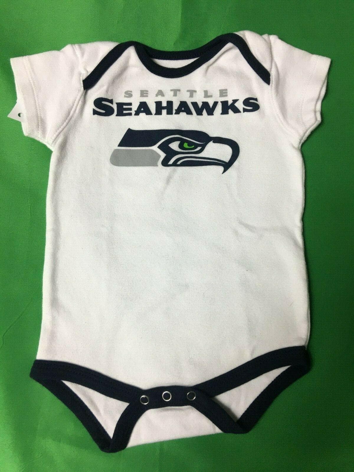 NFL Seattle Seahawks White Bodysuit/Vest 18 Months
