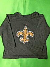 NFL New Orleans Saints Black L/S T-Shirt Toddler 3T