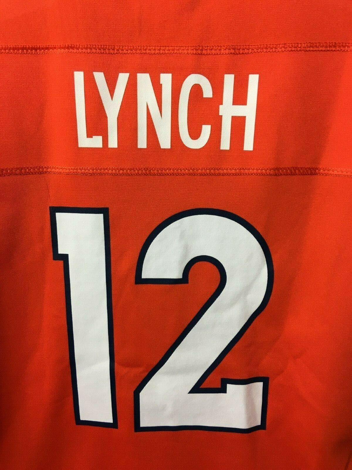 NFL Denver Broncos Paxton Lynch #12 Game Jersey Youth Large 14-16