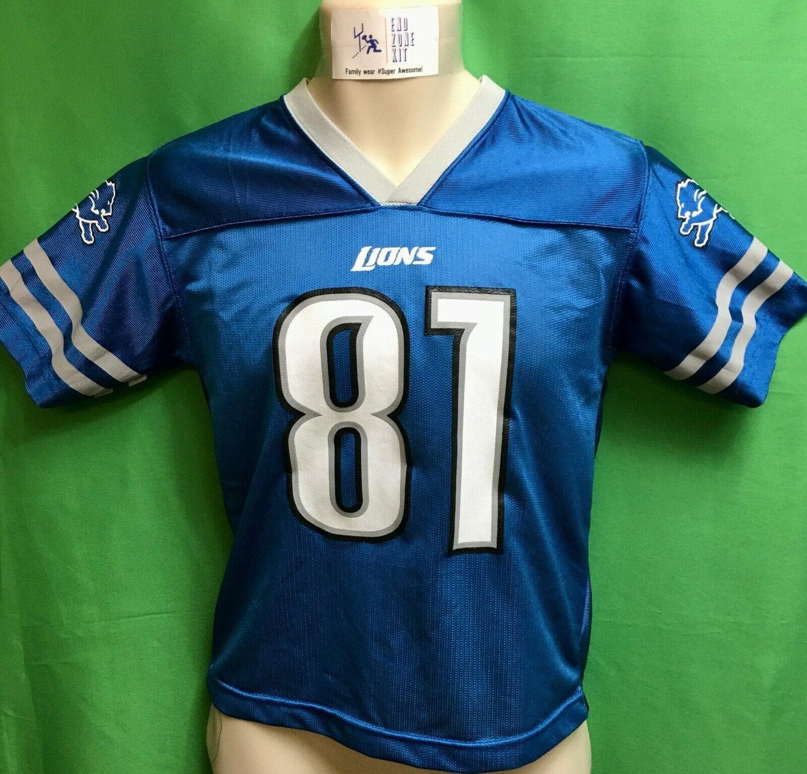 NFL Detroit Lions Youth Size L #81 Calvin Johnson Nike Light Blue