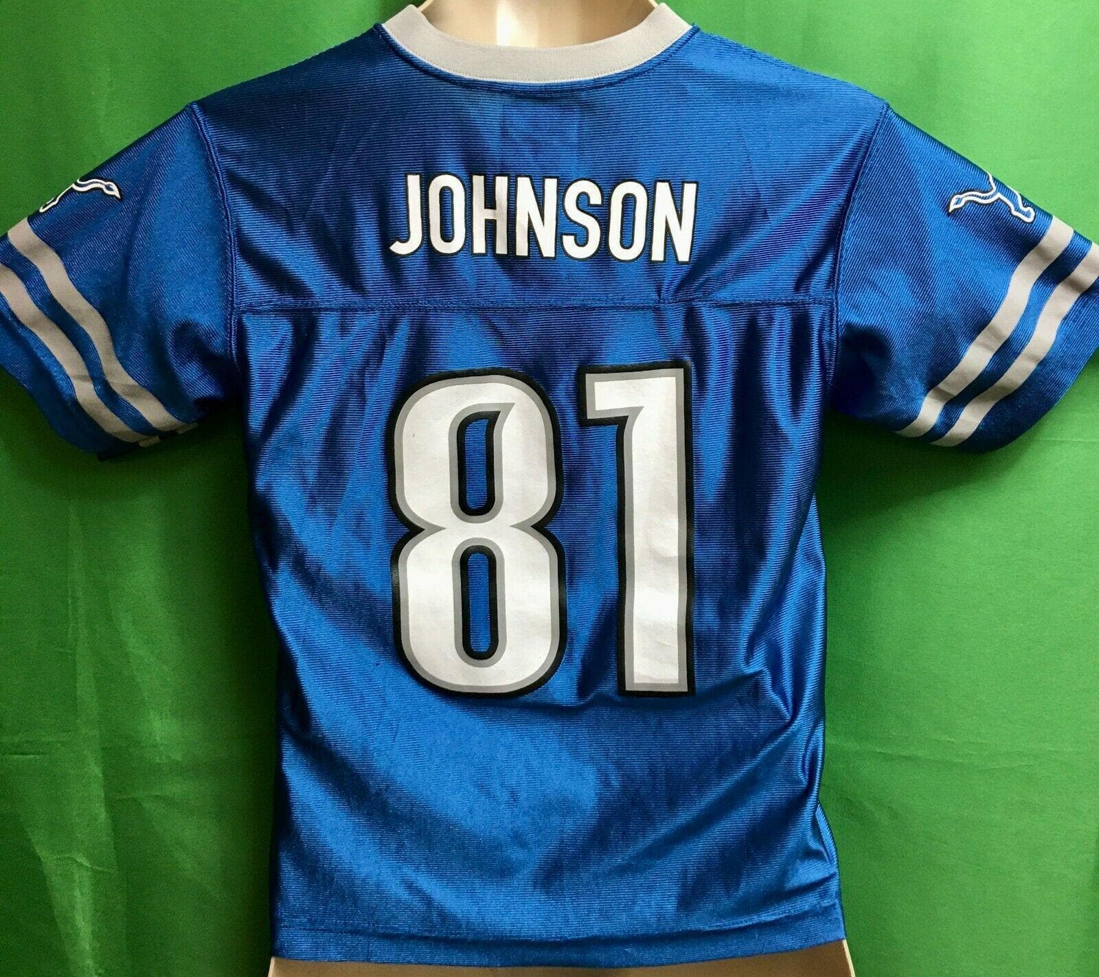 NFL Detroit Lions Calvin Johnson #81 Jersey Youth Large 14-16