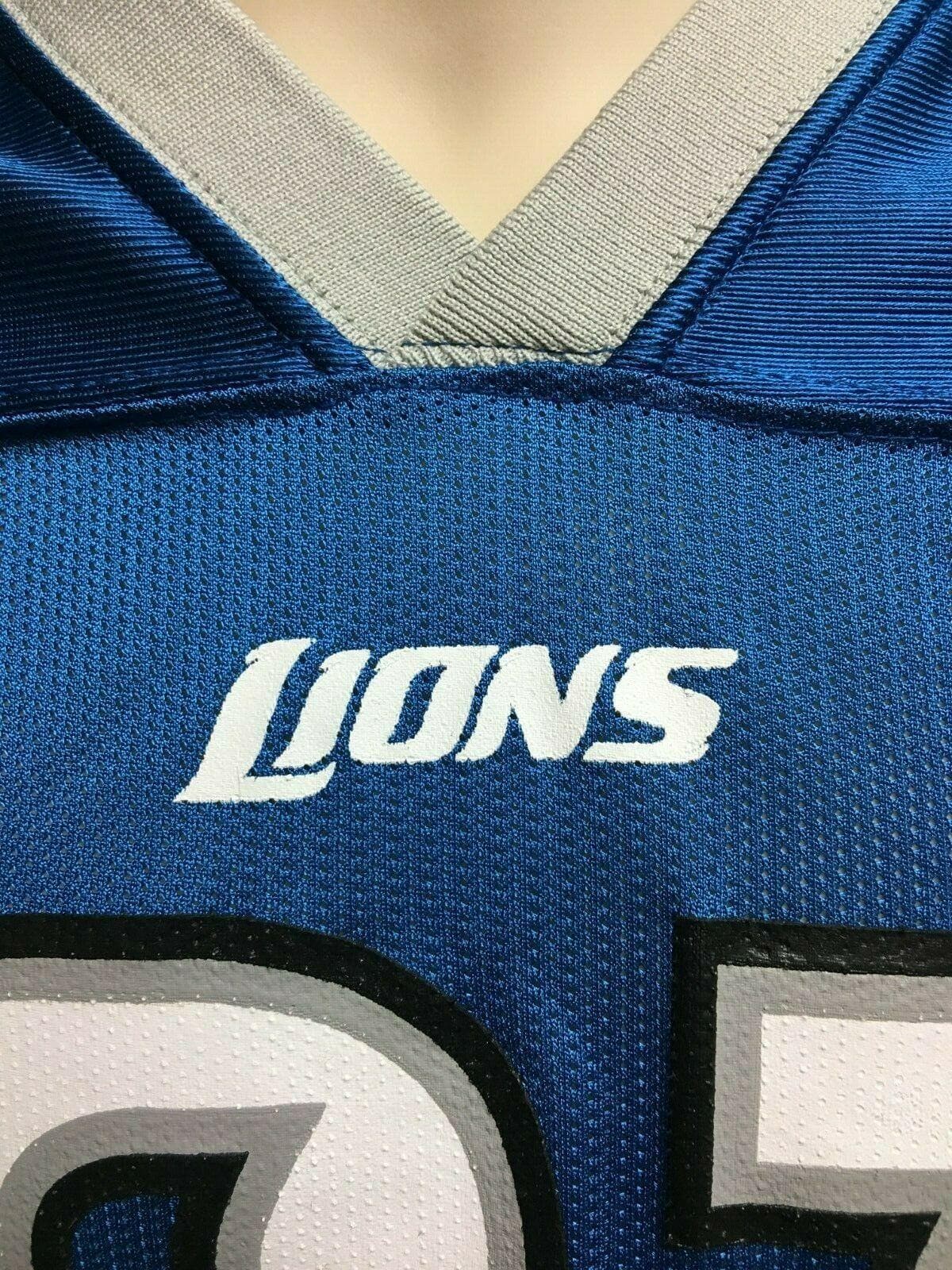 NFL Detroit Lions Youth Size L #81 Calvin Johnson Nike Light Blue