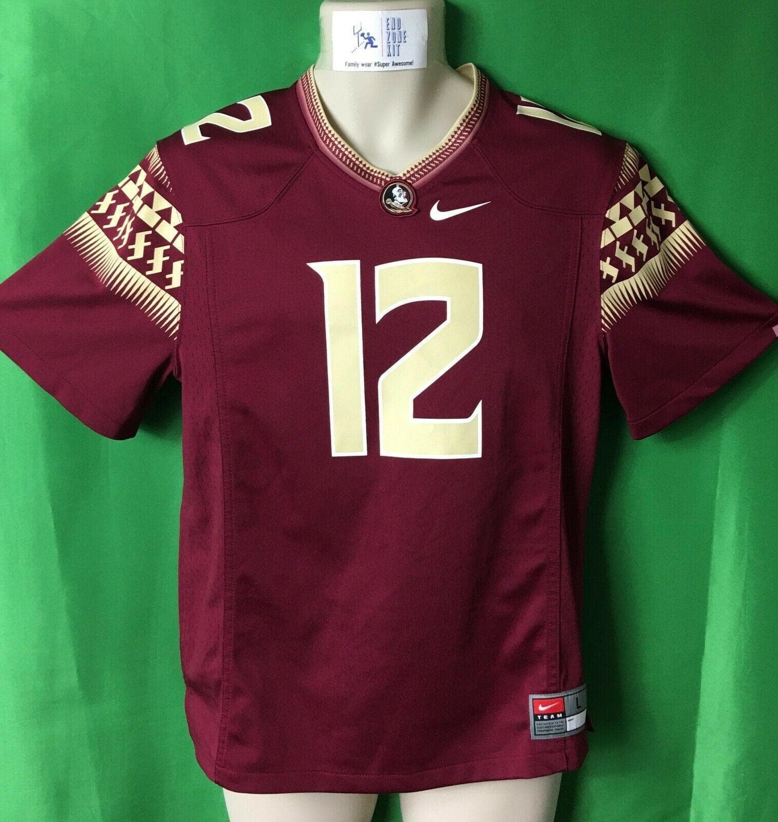 NCAA Florida State Seminoles Patterned Jersey Youth Large 14-16