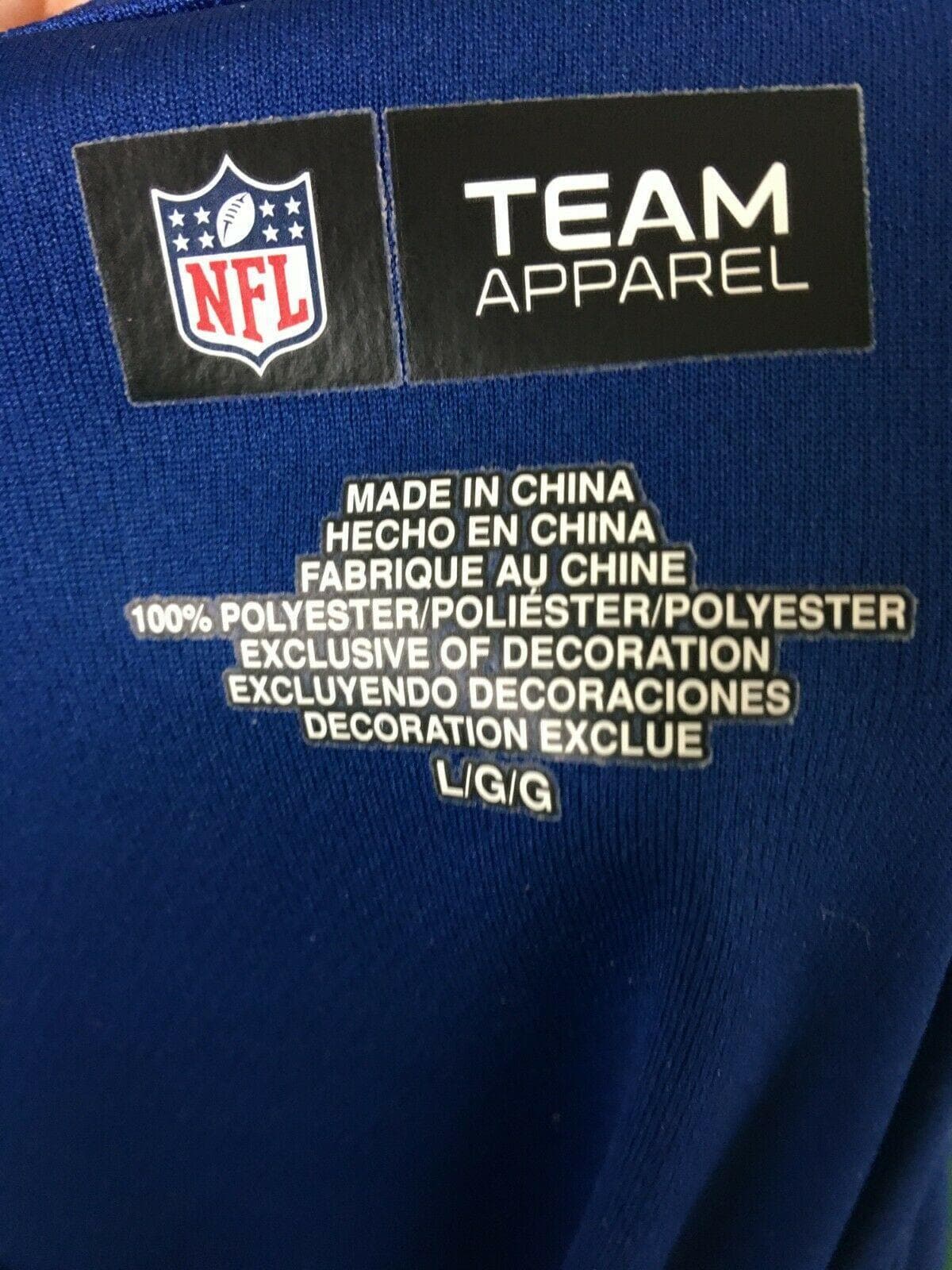 NFL Indianapolis Colts Blue Logo L/S T-Shirt Men's Large