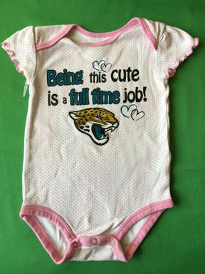 NFL Jacksonville Jaguars "Being this Cute" Bodysuit/Vest Girls 12 Months