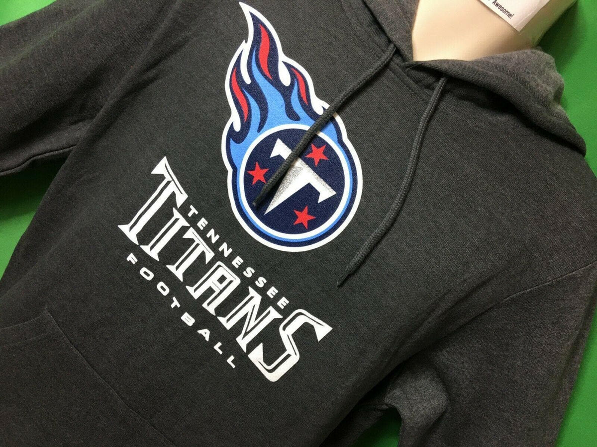 NFL Tennessee Titans Heathered Charcoal Pullover Hoodie Men's Medium NWT