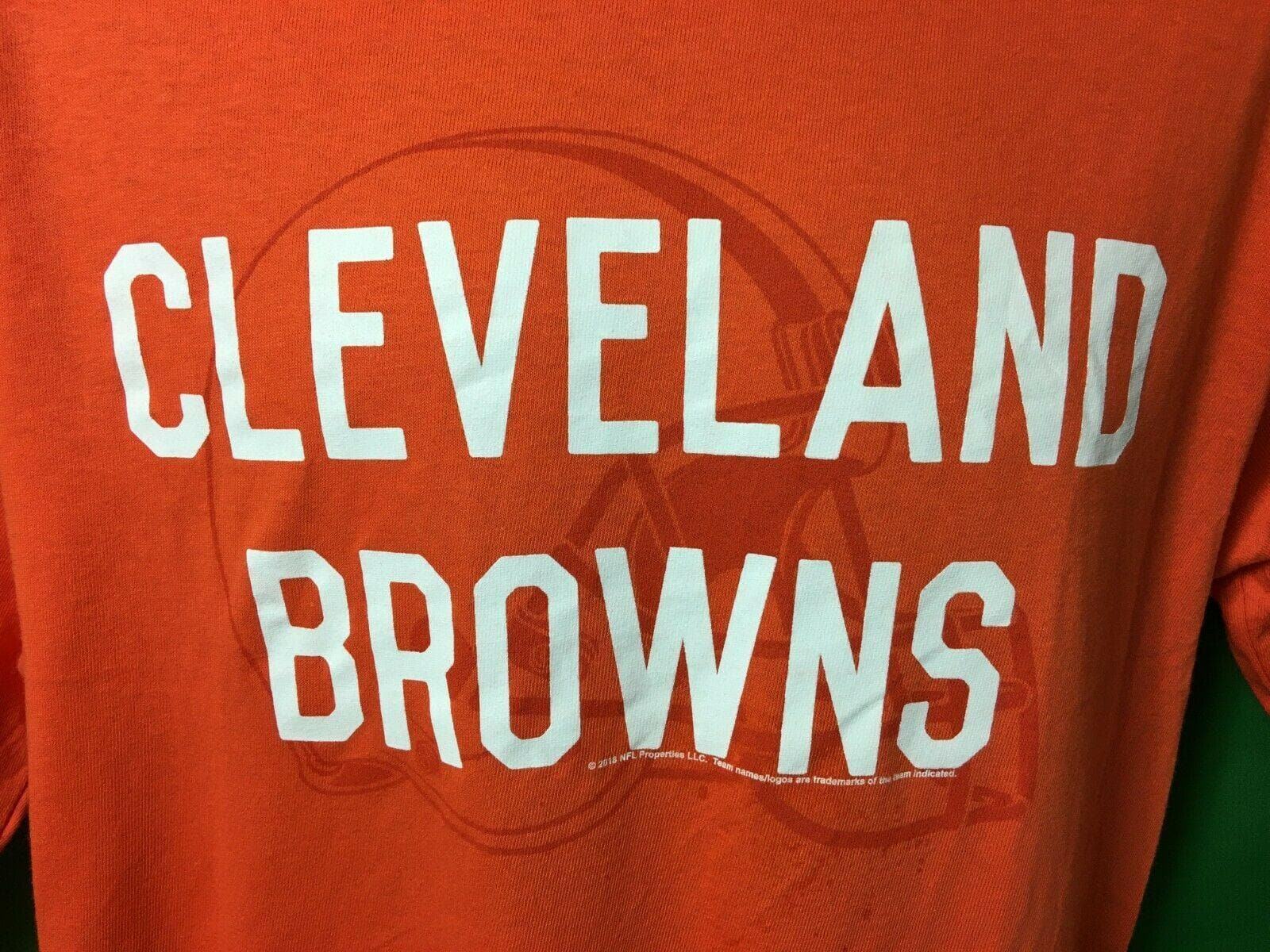 NFL Cleveland Browns Junk Food Orange L/S T-Shirt Men's Medium NWT