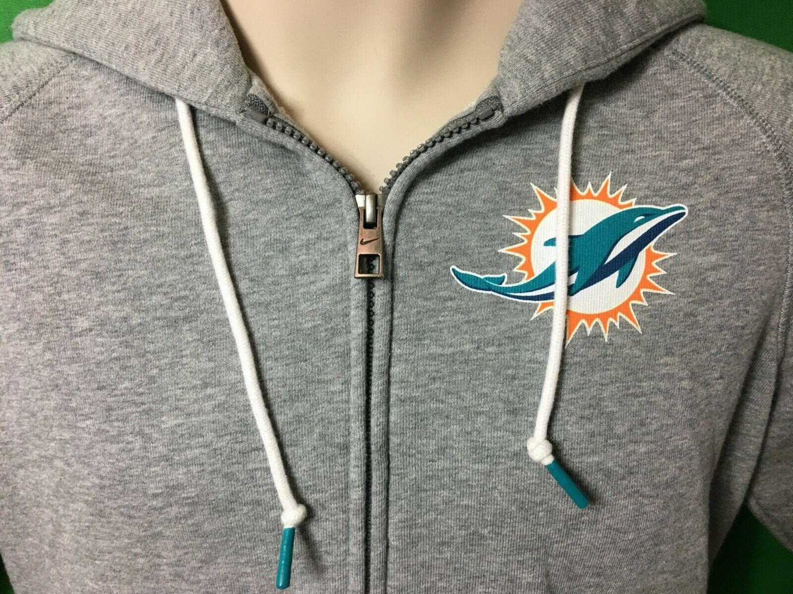NFL Miami Dolphins Soft Grey Hoodie Men's Small