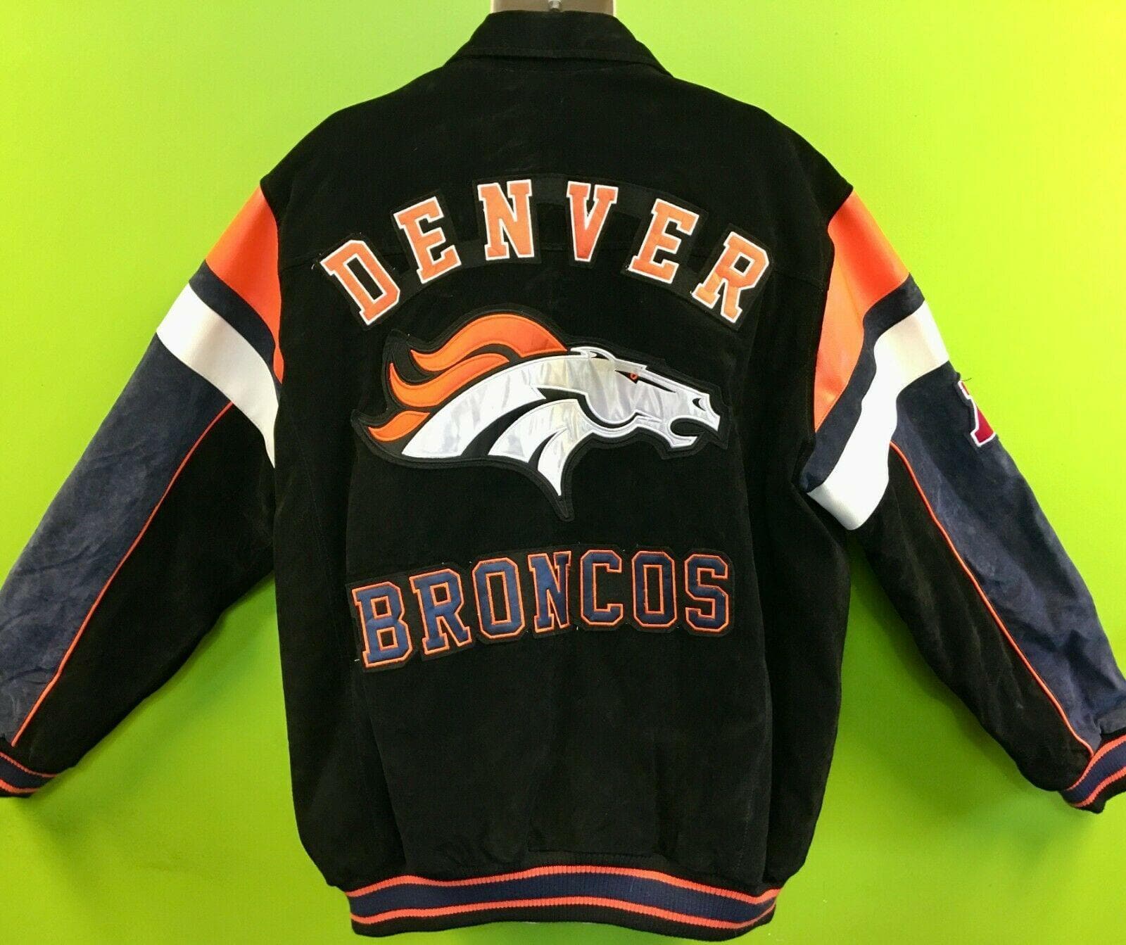 NFL Denver Broncos Suede Jacket Men's 2X-Large