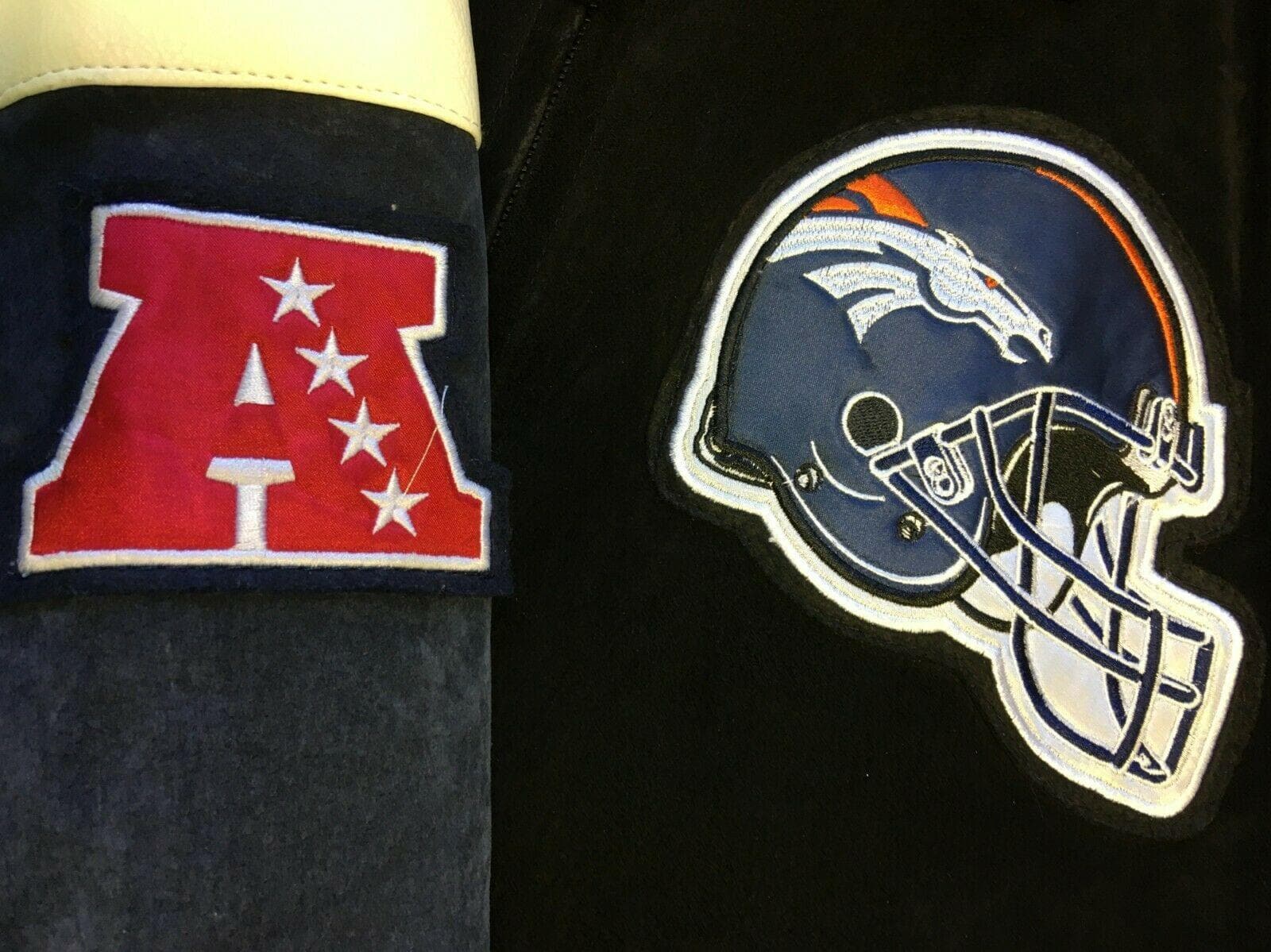 NFL Denver Broncos Suede Jacket Men's 2X-Large