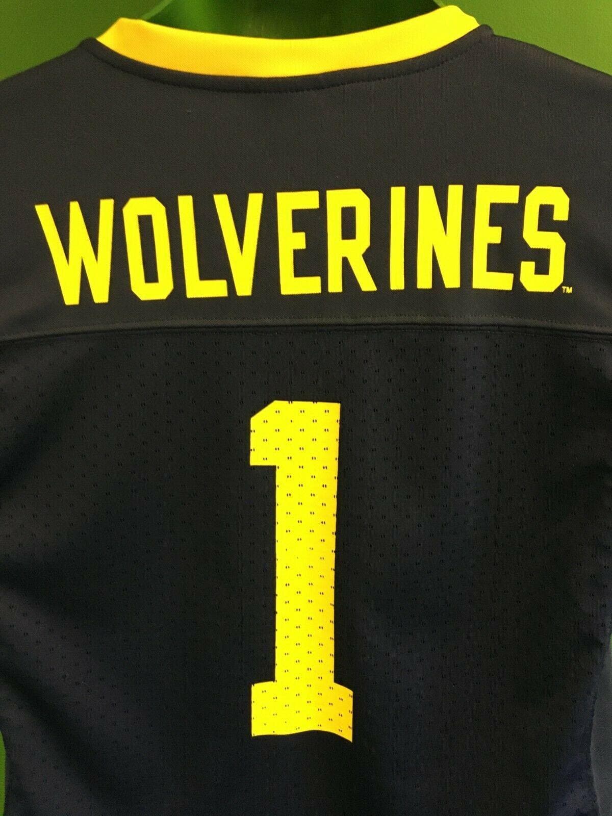 NCAA Michigan Wolverines Jersey #1 Youth Medium 8-10