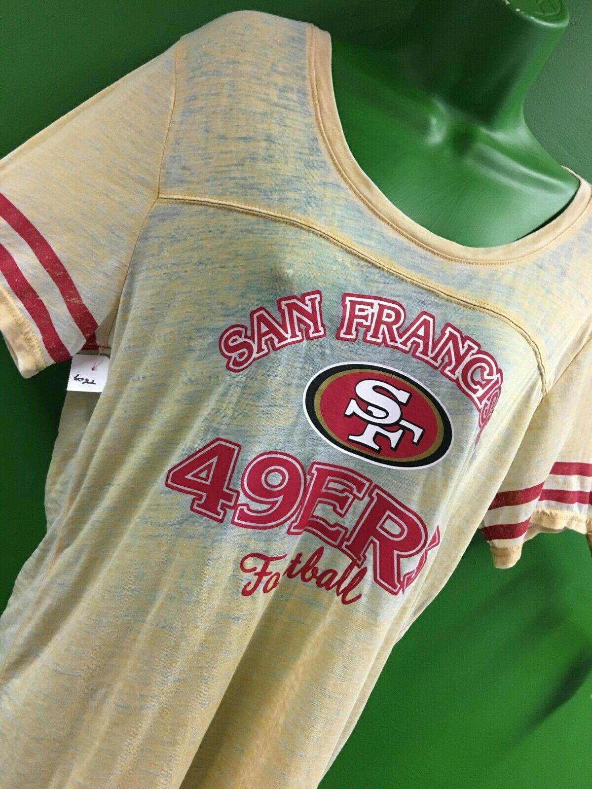 NFL San Francisco 49ers Scoop Neck Tissue T-Shirt Girls' X-Large 15-17